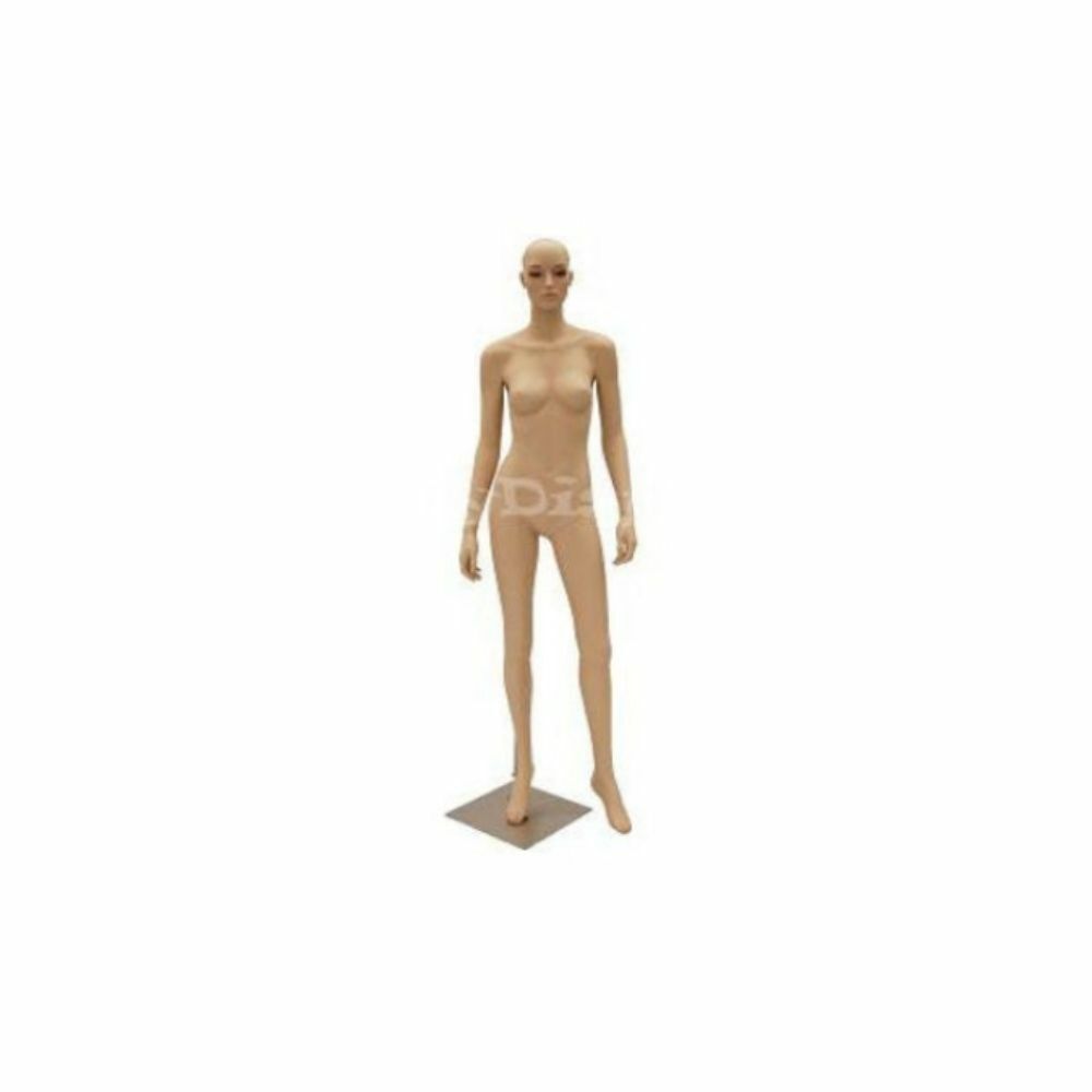 Adult Female Fleshtone Fiberglass Realistic Mannequin with Base #A3F1