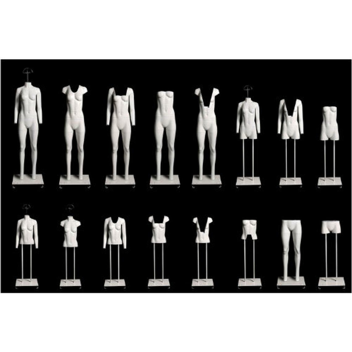 Ultimate Invisible Ghost Female Fiberglass Mannequin with Magnetic Fittings