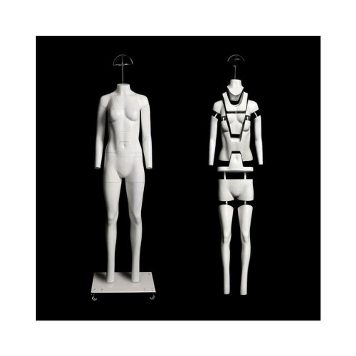 Ultimate Invisible Ghost Female Fiberglass Mannequin with Magnetic Fittings
