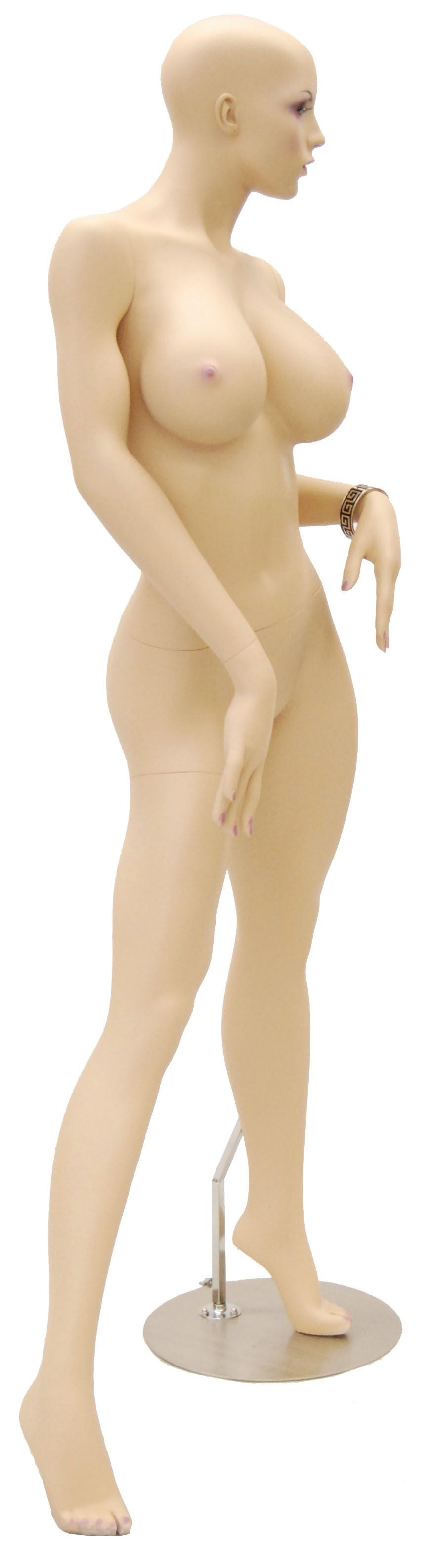 Adult Female Fleshtone Fiberglass Realistic Sexy Mannequin with Base #ACK3X