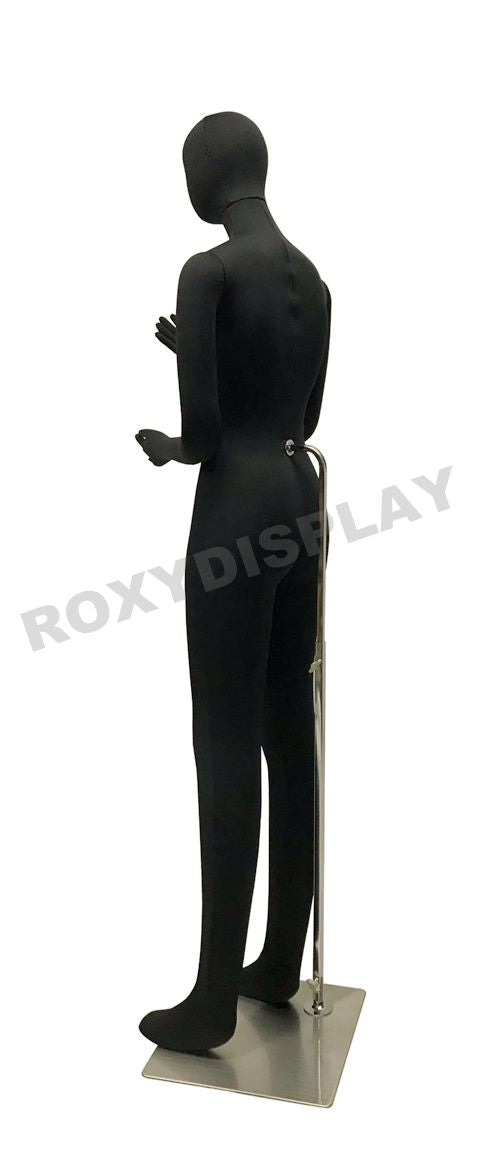 Black Full Body Flexible Adult Female Dress Form Mannequin #F02SOFTX