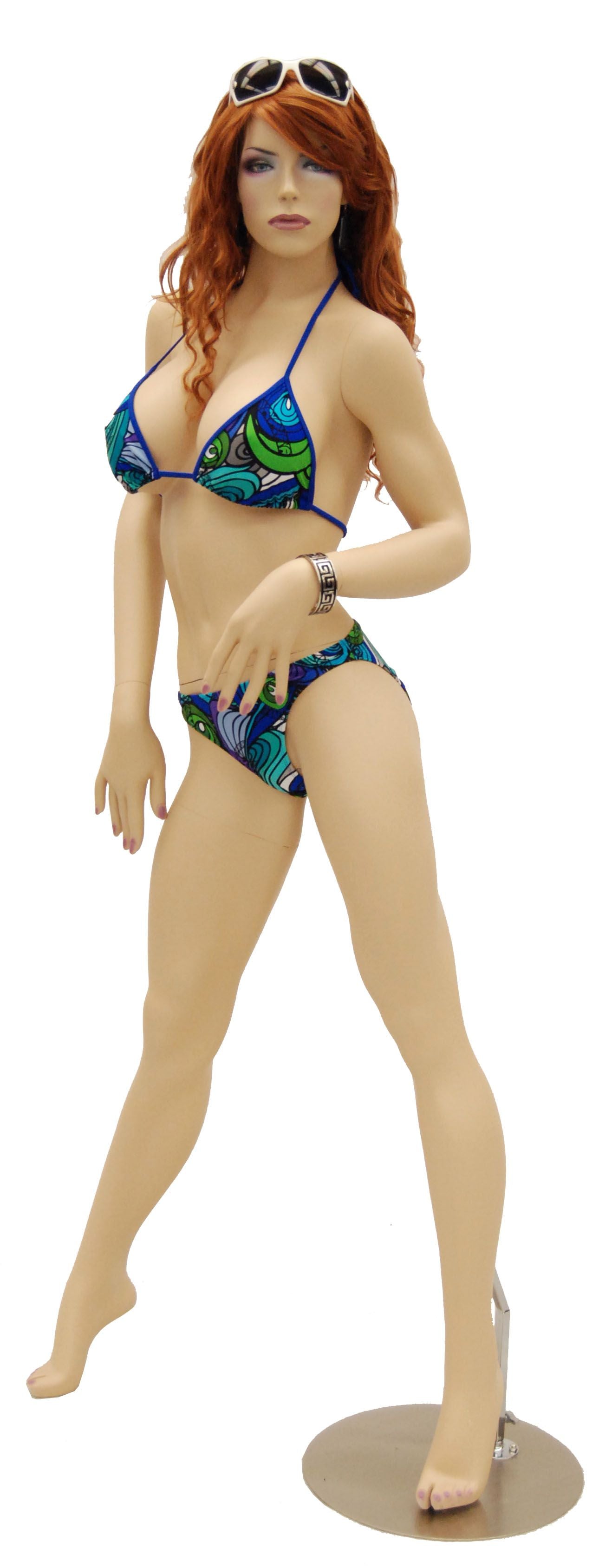 Adult Female Fleshtone Fiberglass Realistic Sexy Mannequin with Base #ACK3X