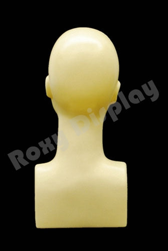 Adult Female Plastic 16 Inch Fleshtone Mannequin Head Display (2 Pack) #F-FT