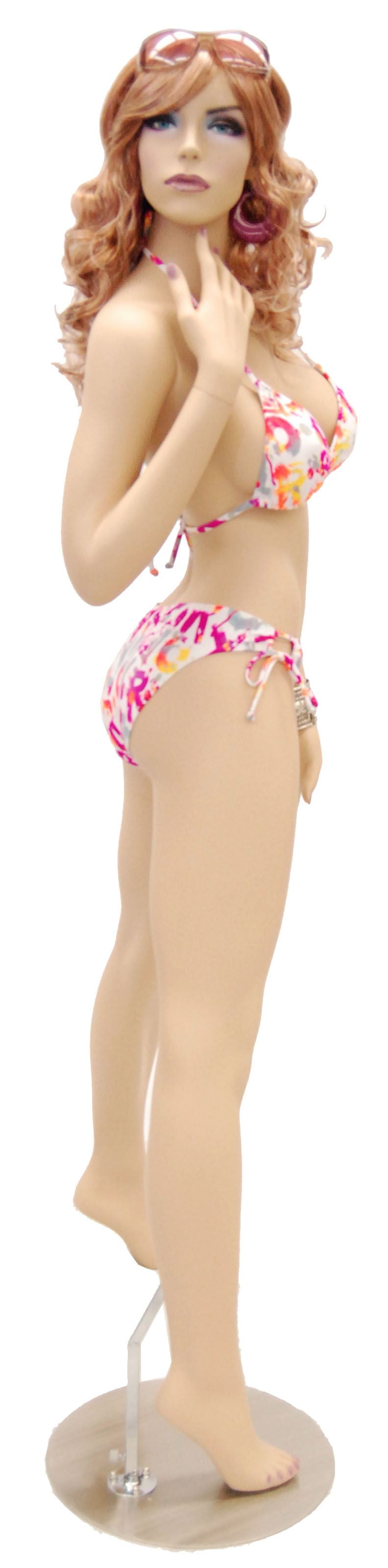 Adult Female Fleshtone Fiberglass Realistic Sexy Mannequin with Base #ACK2X