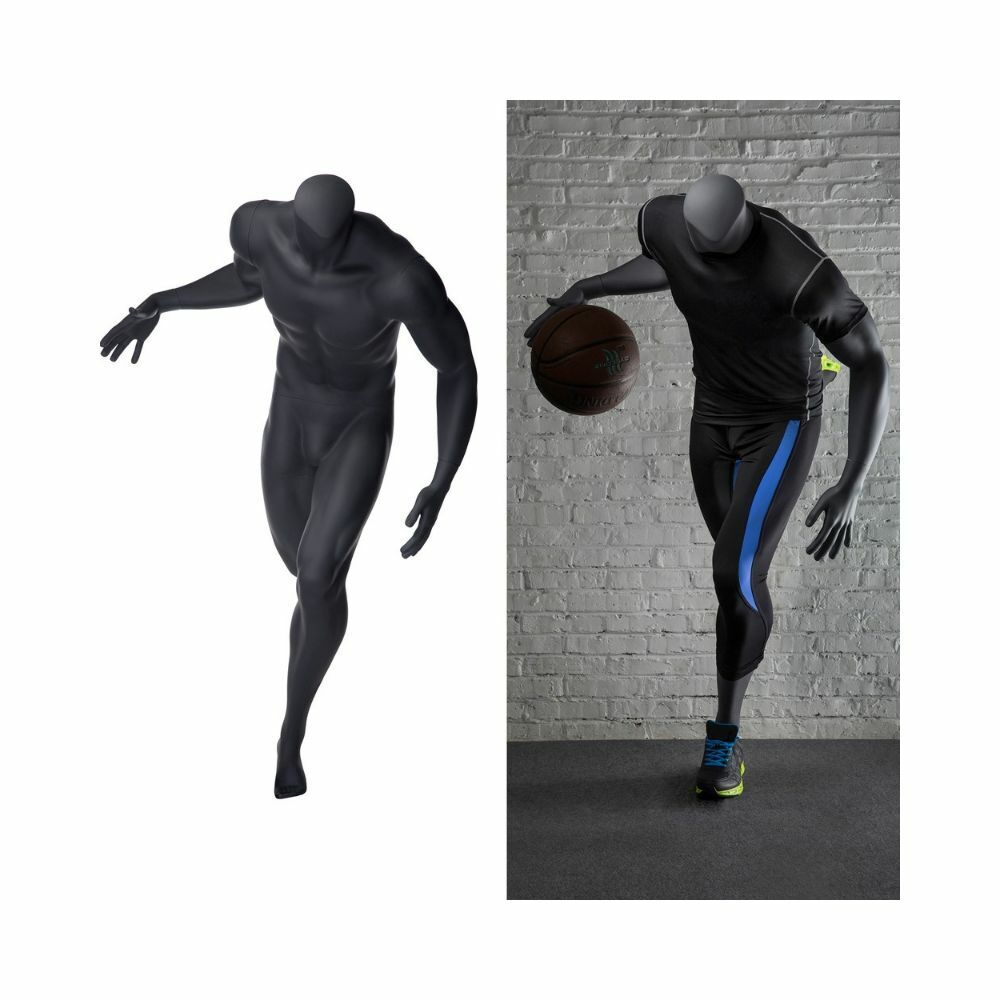 Men's Basketball Headless Sports Mannequin in Dribbling Pose