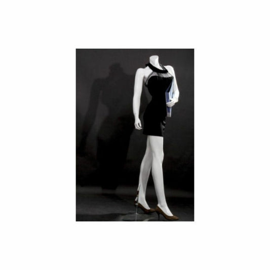 Women's Headless Mannequin - Glossy White Ladies Full Body Headless Mannequin