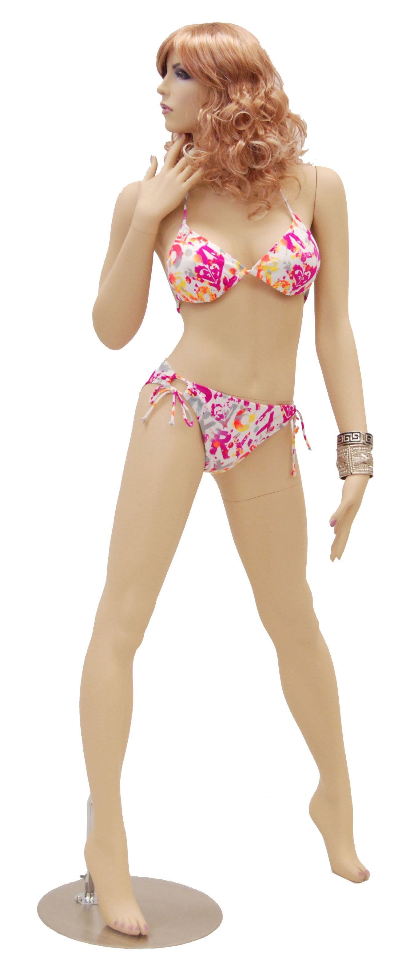Adult Female Fleshtone Fiberglass Realistic Sexy Mannequin with Base #ACK2X