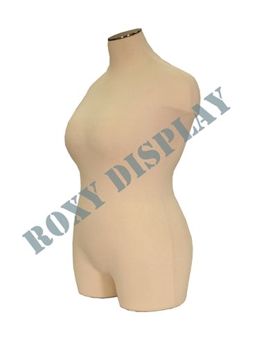 Adult Female Plus Size Mannequin Dress Form Torso with Thighs and Base #FF2WPL