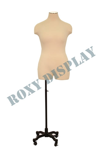 Adult Female Plus Size Mannequin Dress Form Torso with Thighs and Base #FF2WPL