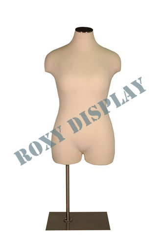 Adult Female Plus Size Mannequin Dress Form Torso with Thighs and Base #FF2WPL