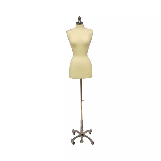 Size 6-8 Female Dress Form Pinnable Foam Mannequin Torso with Base #F6/8W