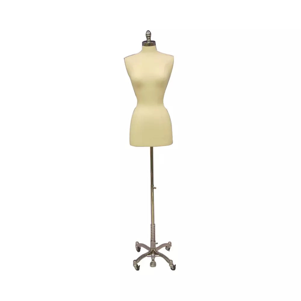 Size 2-4 Female Dress Form Pinnable Foam Mannequin Torso with Base #F2/4W