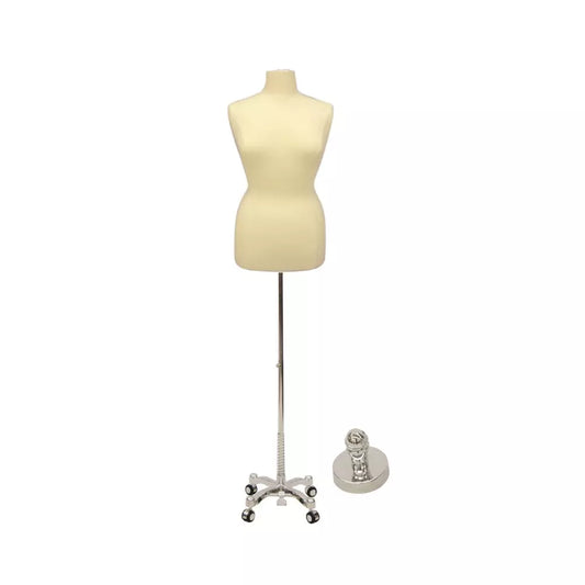 Size 18-20 Female Dress Form Pinnable Mannequin Torso with Base #F18/20W