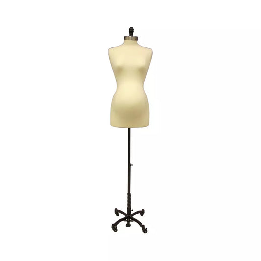 Pregnant Female Off White Maternity Dress Form Mannequin Torso with Base #F8W8