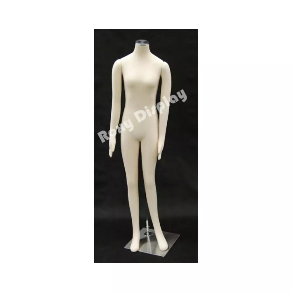 Off White Full Body Flexible Adult Female Dress Form Mannequin #F01SOFTX